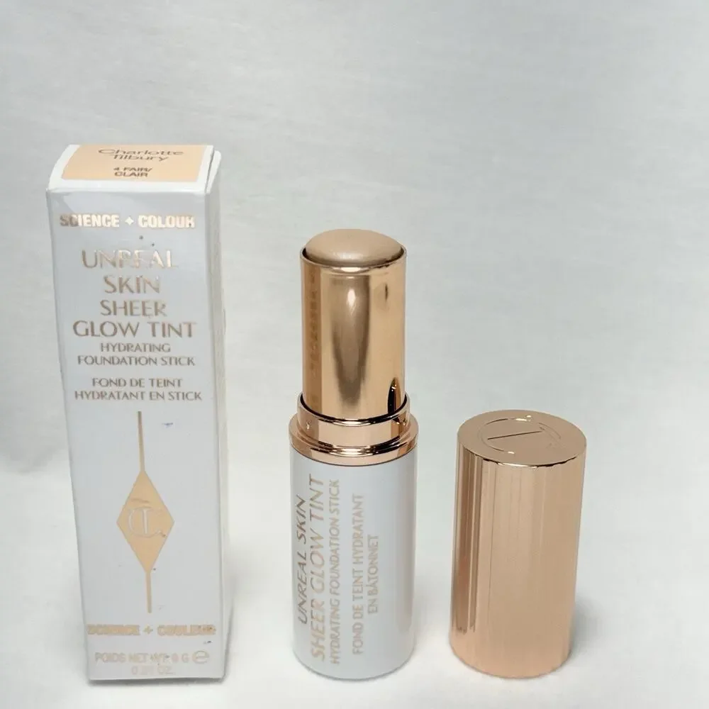 Charlotte Tilbury Unreal skin sheer glow tint - 4 FAIR/CLAIR - 9g AS-IS SEE PIC